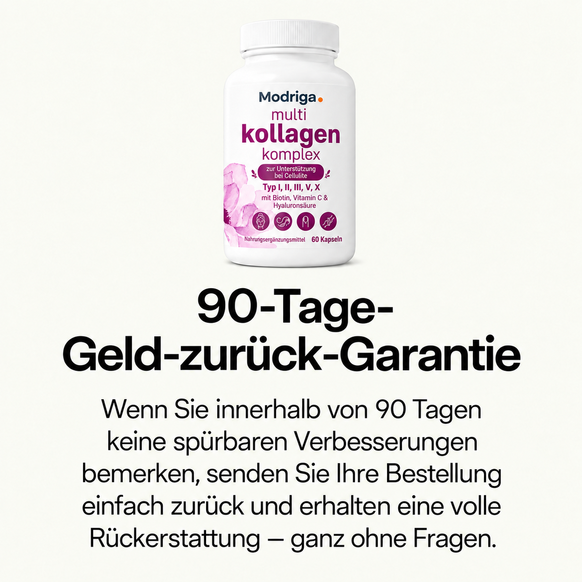 MODRIGA Multi-Kollagen-Komplex zur Unterstützung bei Cellulite