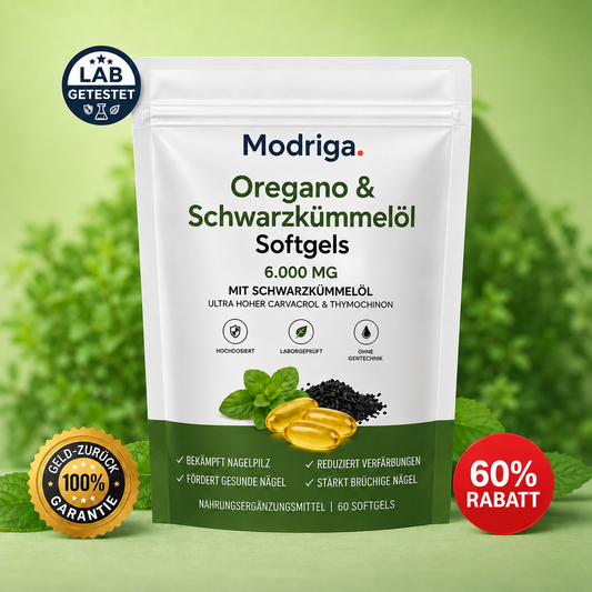MODRIGA Olio di origano e cumino nero – Contro la micosi delle unghie