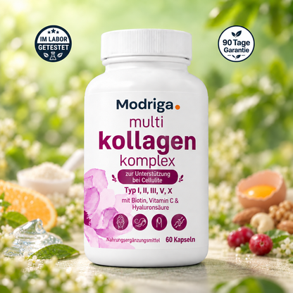 MODRIGA Multi-Kollagen-Komplex zur Unterstützung bei Cellulite