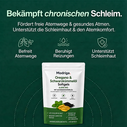 MODRIGA Oregano- und Schwarzkümmelöl